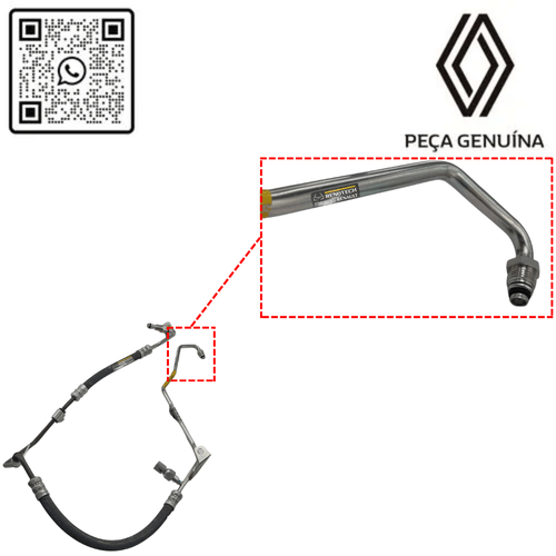 RN 742209 8200742209 MANGUEIRA DE PRESSAO DA DIRE€AO LOGANSANDERO 1.6 16V 07-14 - 3